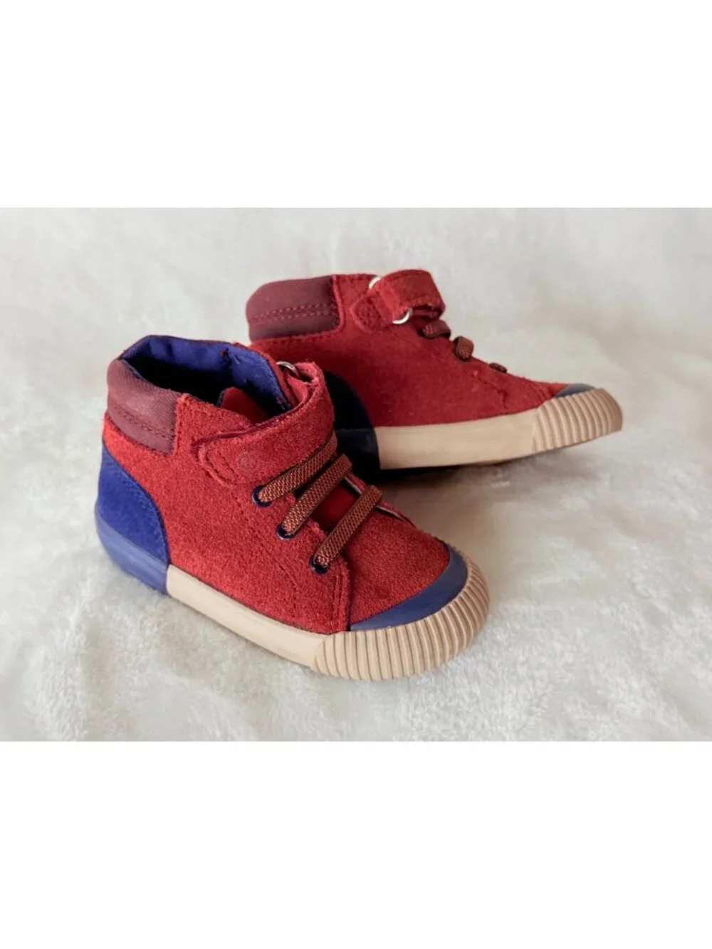 size 5 M SR Striderite Stride rite DUNE high top casual shoes sneakers boys rust